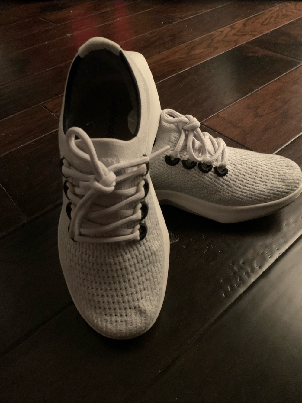 allbirds Women's White Knit Sneakers